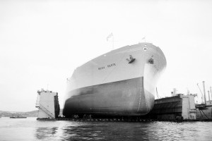 Bilde av Tankbåten BEAU GESTE i stordokka